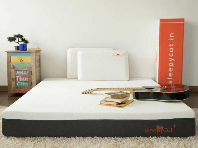 sleepycat gel memory foam mattress 78x72x6 inches